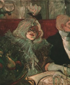 In una sala da pranzo privata al Rat Mort da Henri de Toulouse Lautrec