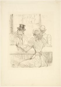 Nel Bar Picton (American Bar), rue Scribe da Henri de Toulouse Lautrec
