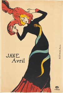 Jane Avril da Henri de Toulouse Lautrec