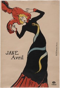 Jane Avril da Henri de Toulouse Lautrec
