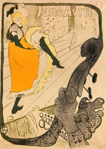 Jane Avril da Henri de Toulouse Lautrec