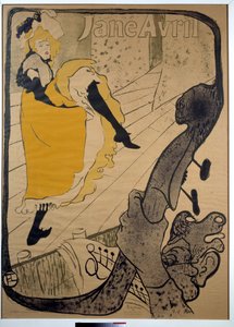 Jane Avril, aux jardins de Paris