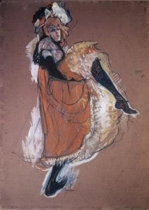 Jane Avril danzante da Henri de Toulouse Lautrec