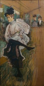 Jane Avril che danza da Henri de Toulouse Lautrec