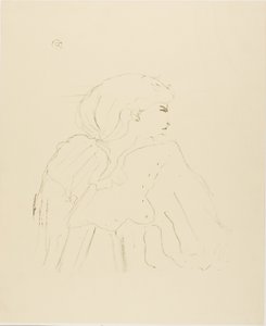 Jane Hading, da Treize Lithographies da Henri de Toulouse Lautrec