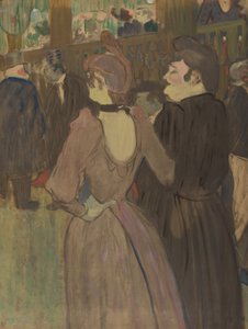 La Goulue e sua sorella da Henri de Toulouse Lautrec