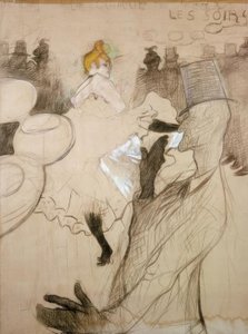 La Goulue e Valentin le Désossé da Henri de Toulouse Lautrec