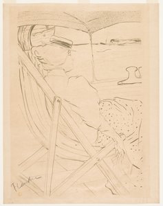 La passeggera del 54 da Henri de Toulouse Lautrec
