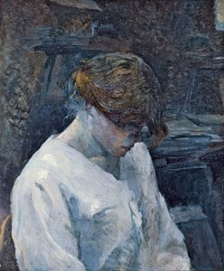 La Rousse in una camicetta bianca da Henri de Toulouse Lautrec