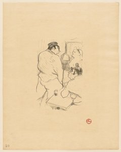 Il terrore di Grenelle da Henri de Toulouse Lautrec