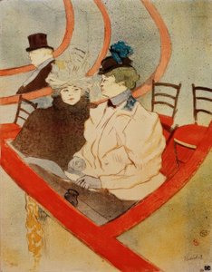 La grande loggia da Henri de Toulouse Lautrec