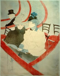 La grande loggia da Henri de Toulouse Lautrec