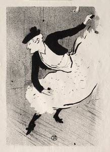 Le Café-concert: Edmée Lescot, 1893 da Henri de Toulouse Lautrec