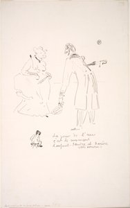 Il complimento del giorno di Capodanno da Henri de Toulouse Lautrec