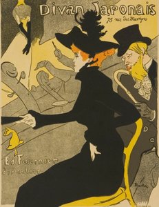 Il Divan giapponese da Henri de Toulouse Lautrec