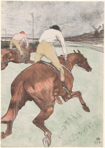 Due fantini a cavallo da Henri de Toulouse Lautrec