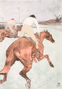 Il fantino da Henri de Toulouse Lautrec