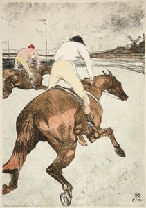 Le Jockey – Chevaux de Courses, pub. 1899 (litografia a colori)