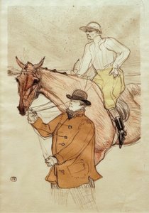 Il fantino che si reca al palo da Henri de Toulouse Lautrec