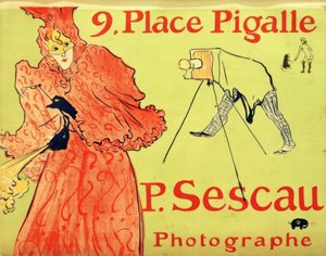 Il fotografo Sescau da Henri de Toulouse Lautrec