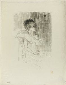 Usuraio seduto da Henri de Toulouse Lautrec