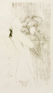 Lender e Auguez in La canzone della fortuna, 1895 da Henri de Toulouse Lautrec