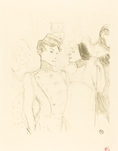 Lender e Lavalliere da Henri de Toulouse Lautrec