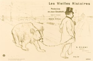 Copertina di Les Vielles Histoires da Henri de Toulouse Lautrec