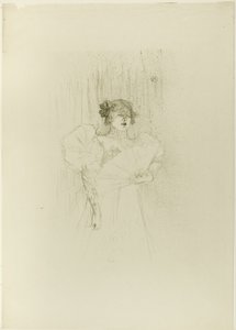 Luce Myrès, vista frontale da Henri de Toulouse Lautrec