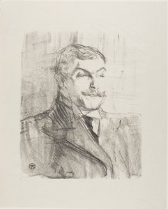 Lucien Guitry, da Tredici Litografie da Henri de Toulouse Lautrec