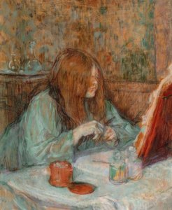 Madame Poupoule alla sua toilette da Henri de Toulouse Lautrec