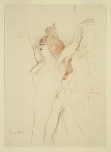 Mademoiselle Cocyle come Elena di Troia in La Belle Helene da Henri de Toulouse Lautrec