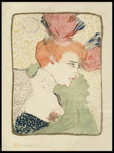 Mademoiselle Marcelle Lender, busto, 1895 da Henri de Toulouse Lautrec