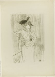 Mademoiselle Marcelle Lender, in Piedi da Henri de Toulouse Lautrec