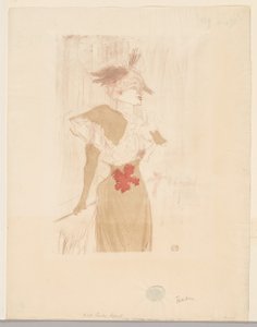 Mademoiselle Marcelle Lender, in piedi