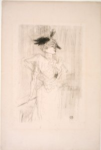 Mademoiselle Marcelle Lender, in piedi