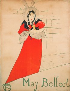May Belfort (Poster) da Henri de Toulouse Lautrec