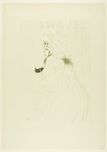 Miss May Belfort che fa un inchino da Henri de Toulouse Lautrec