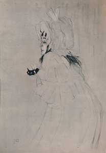 Miss May Belfort che accoglie, c.1895