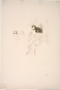 Miss May Belfort al Irish American Bar, Rue Royale da Henri de Toulouse Lautrec
