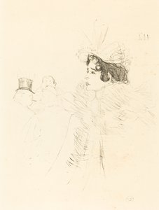 Miss May Belfort nel bar irlandese e americano, rue Royale da Henri de Toulouse Lautrec