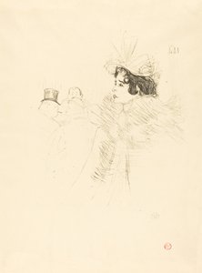 Miss May Belfort nel bar irlandese e americano, rue Royale da Henri de Toulouse Lautrec