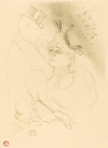 Mlle. Lender e Barone da Henri de Toulouse Lautrec