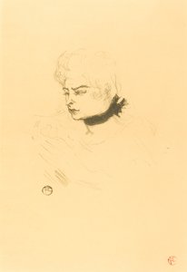 Mlle. Pois Vert da Henri de Toulouse Lautrec