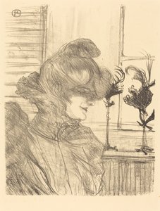 Mme. Le Marguoin, modista, 1900 da Henri de Toulouse Lautrec