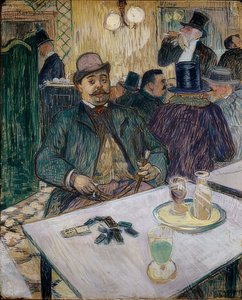 Monsieur Boileau in un caffè. 1893