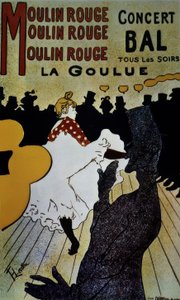 Moulin Rouge: La Goulue – 1891 da Henri de Toulouse Lautrec