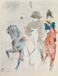Napoleone a cavallo, 1895 da Henri de Toulouse Lautrec