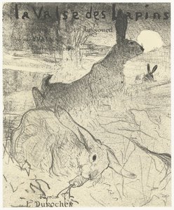 La Valse des lapins da Henri de Toulouse Lautrec