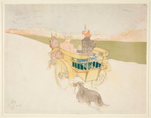 Partie de campagne (La Gita in Campagna); le tonneau (La Botte) o la charette anglaise (Il Carro Inglese) da Henri de Toulouse Lautrec